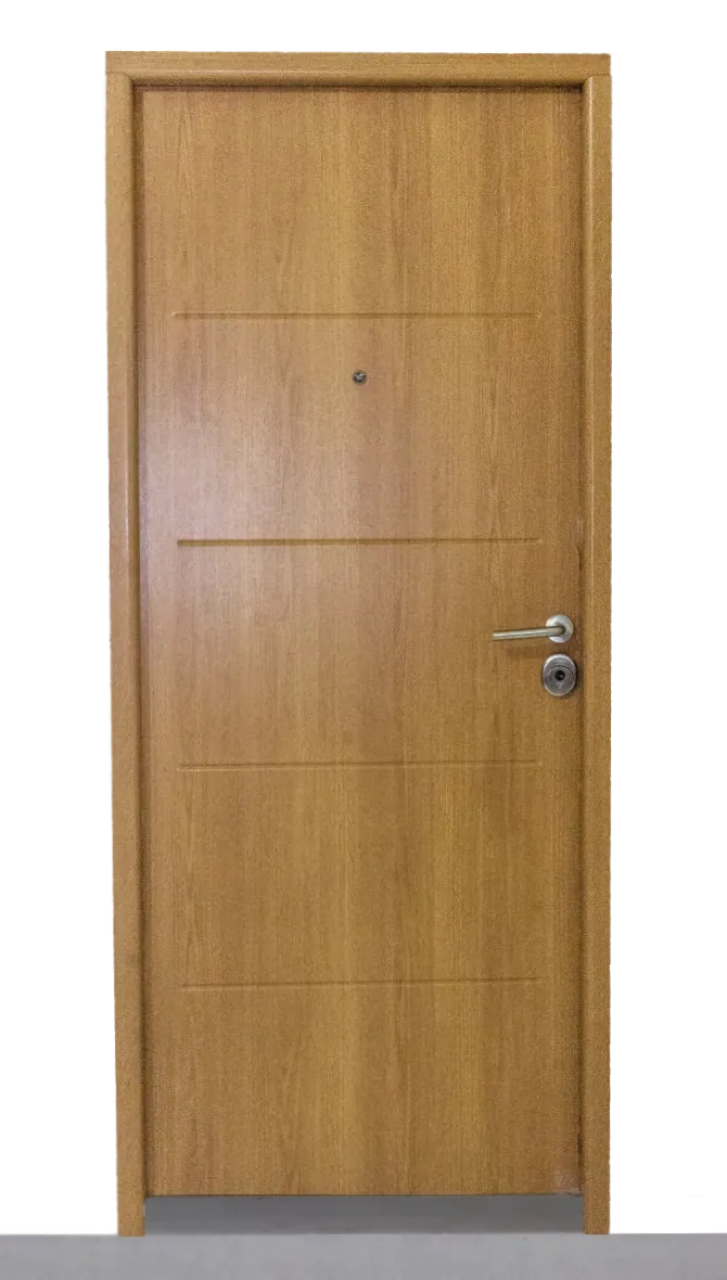 Porta Blindada Modelo Belíssima Carvalho